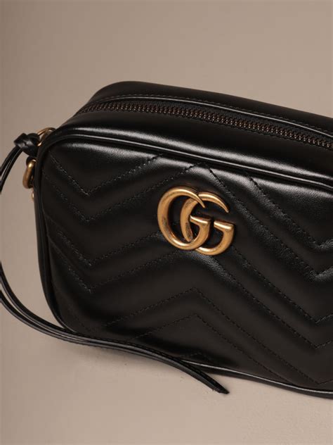 tracolla gucci nera grande|borse donna gucci.